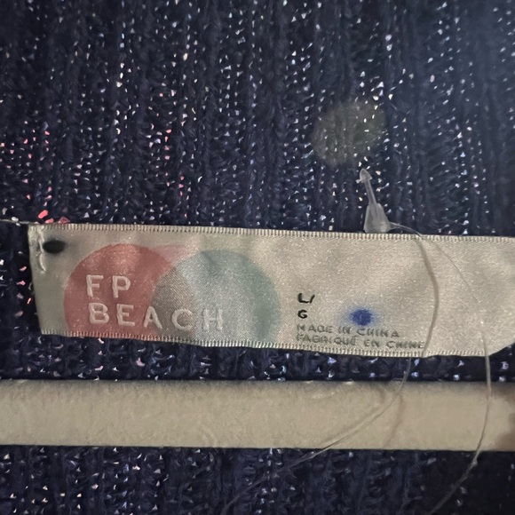 Free People FP Beach Coco Pullover Knit Sweater in Blue - Picture 4 of 5